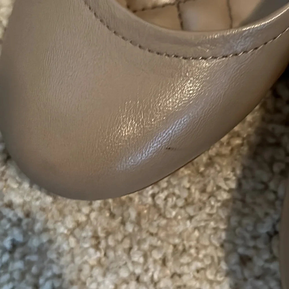 Vince Camuto, wedge, taupe, size 9.5.